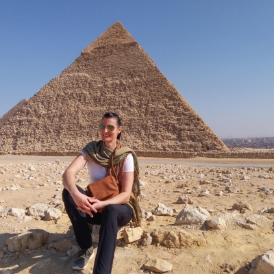 Petra Renate Schlacher in Ägypten