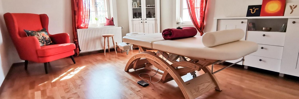 Schwangerschaftsliege für die Massage bei SonnenOase